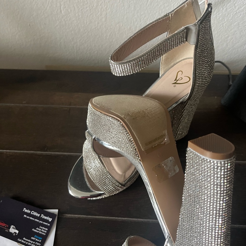 Silver Heels 10 size